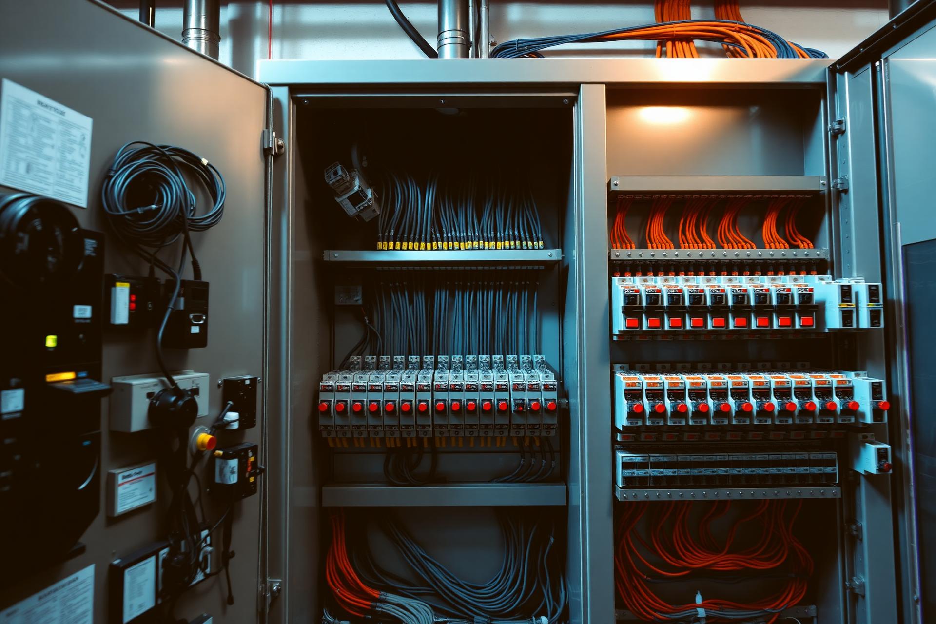 Armoire électrique industrielle — installation ELEC'TONIC